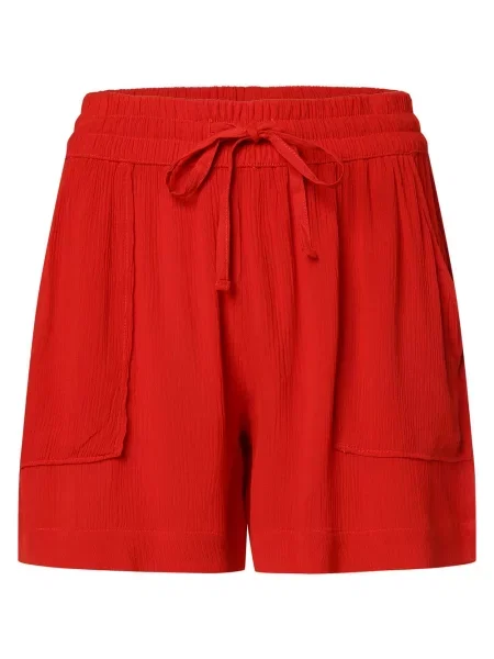 Esprit Casual Szorty Kobiety czerwony jednolity L