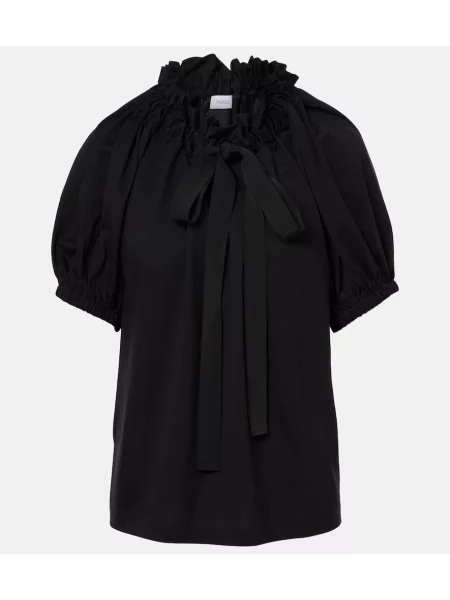 Top Patou din jerseu negru