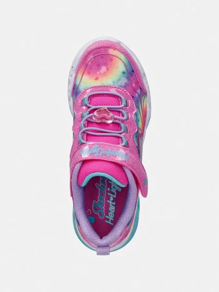Skechers FLUTTER HEART LIGHTS GROOVY SWIRL gyerek sportcipő rózsaszín