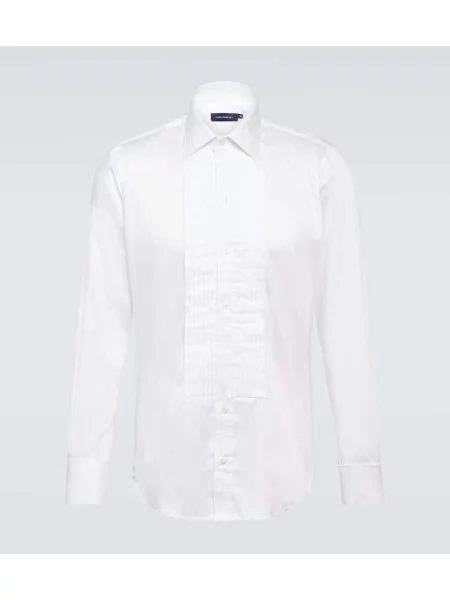 Srajca Thom Sweeney poplin bela