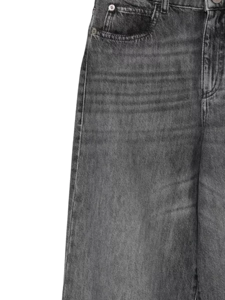 Blugi drepți Emporio Armani gri
