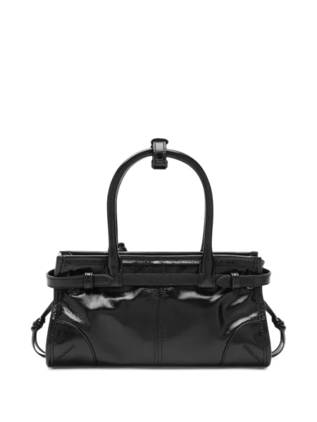 Geantă shopper Prada cu autograf negru
