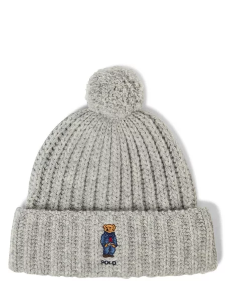 Polo Ralph Lauren czapka wełniana szara