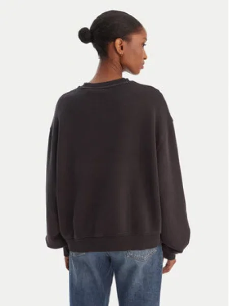 HUGO Sweater majica / bijela crna