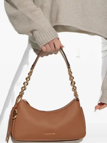 Portofel Michael Michael Kors tricotate cu cataramă cu tepi negru