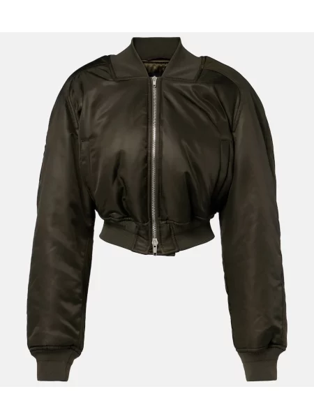Kurtka bomber Phoebe Philo zielony