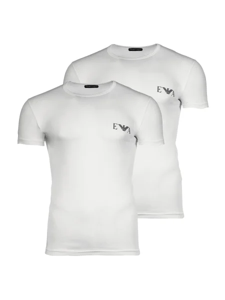 Emporio Armani Tričko černá bílá