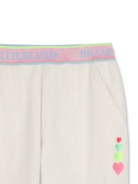 Spodnie dziecięce Billieblush białe