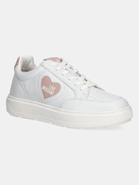 Sneakers LOVE MOSCHINO alb