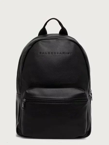 Baldessarini rucsac pentru bărbați cu imitație de piele negru