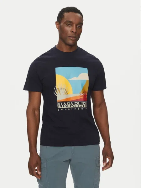 Napapijri Tricou S-Arbia Bleumarin