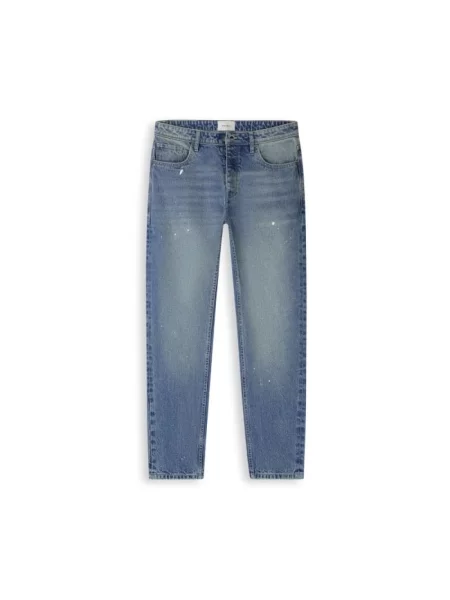 Szerokie jeansy Pure Path niebieskie