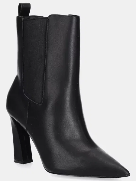 Aldo ghete chelsea de piele LIORA cu drept negru