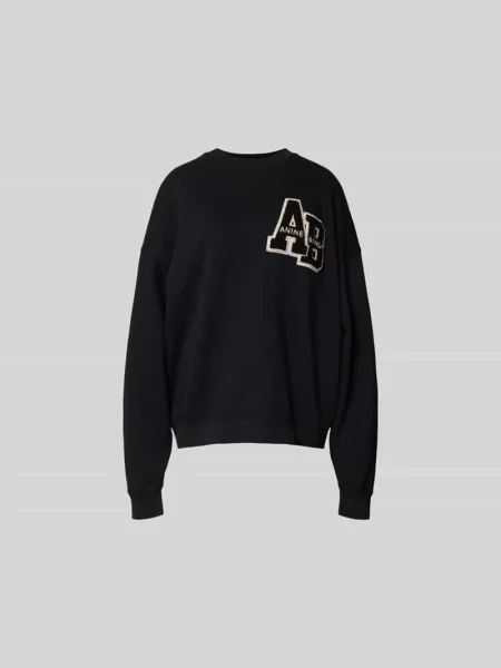 Bluza Anine Bing z logo czarna