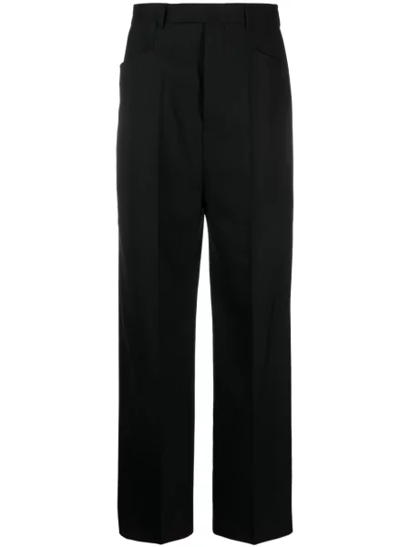 Pantaloni Rick Owens de lână negru