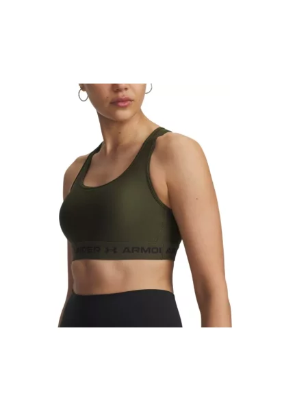 UNDER ARMOUR biustonosz sportowy Crossback XS zielony