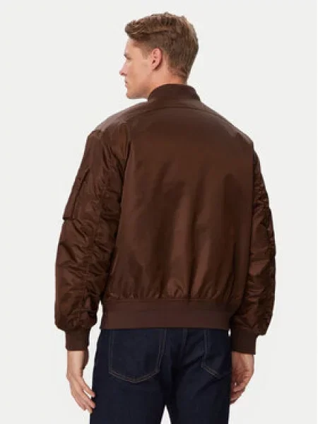 Calvin Klein Jeans Bomber striukė Tamsiai ruda