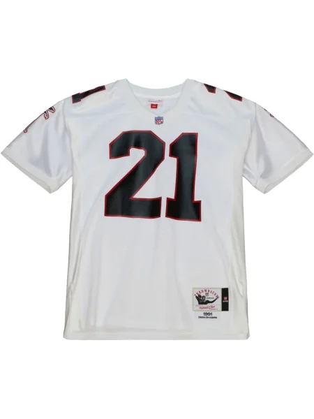 Cămașă Mitchell & Ness din jerseu alb