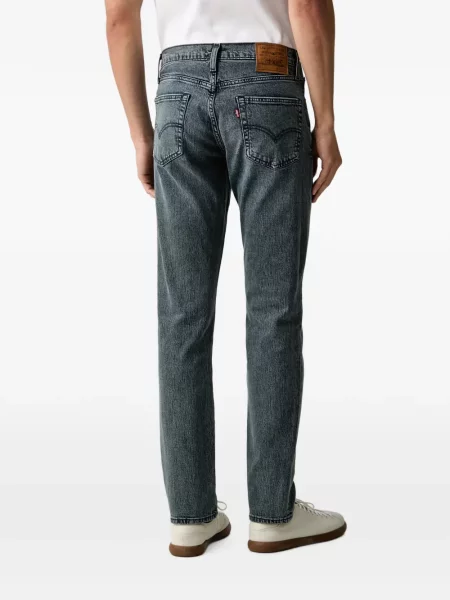 Pantaloni scurți din denim Levi's® din dantelă zdrențuiți cu talie înaltă albastru