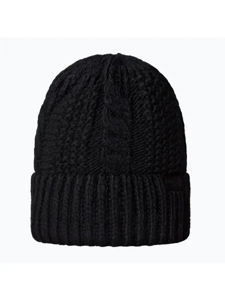 The North Face czapka Oh Mega Beanie z grubej dzianiny czarny