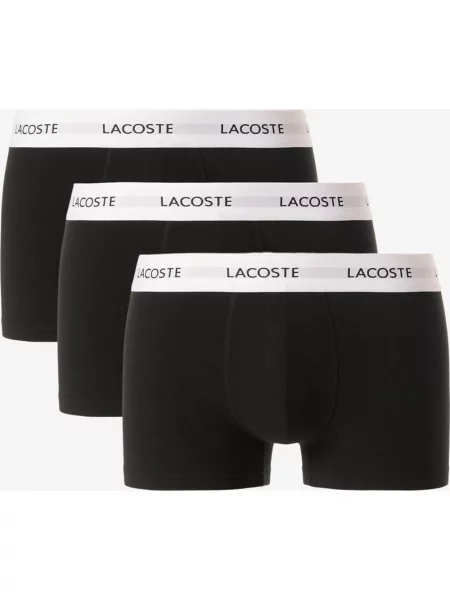 Bokserki Lacoste Court czarny intensywny XS biały