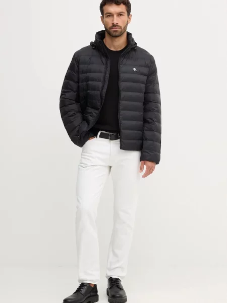 Calvin Klein Jeans Geacă de primăvară-toamnă negru