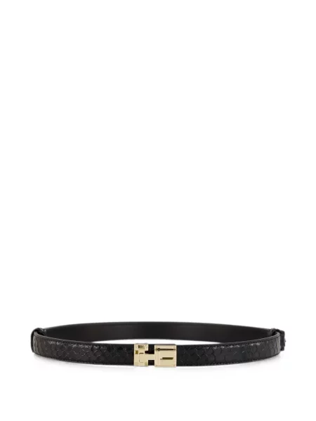 Cu centură curea Tom Ford țesută negru