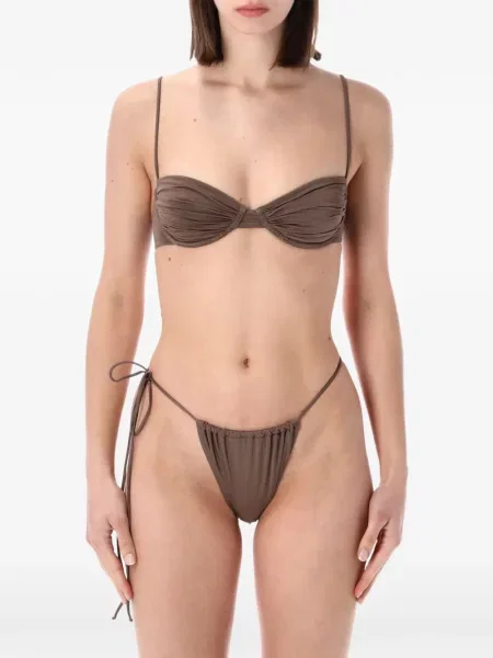 Bikini Belamer cu volane maro