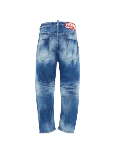Blugi Dsquared2 zdrențuiți albastru