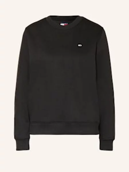 Tommy Jeans Bluza Nierozpinana schwarz czarna
