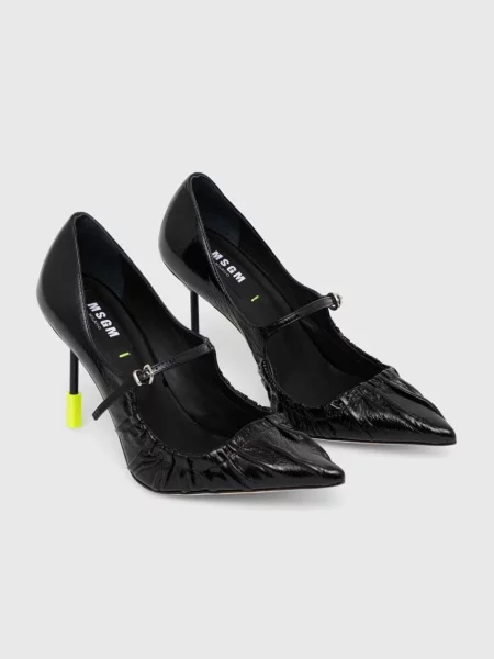 Pantofi cu toc Msgm din piele negru