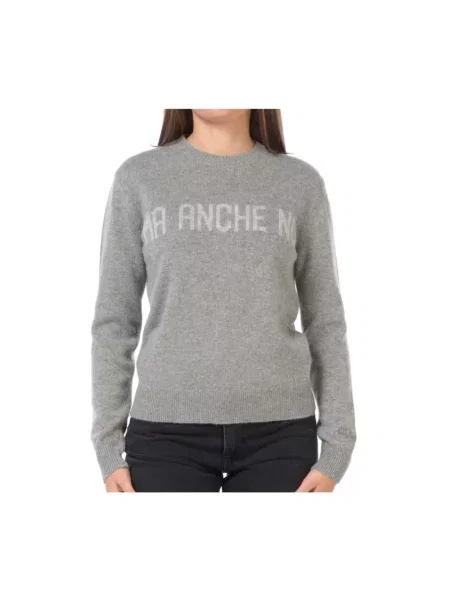 Sweter Mc2 Saint Barth wełniany szary