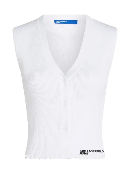 Top Karl Lagerfeld Jeans alb