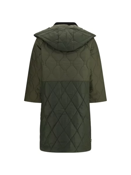 Matlasat palton Barbour verde