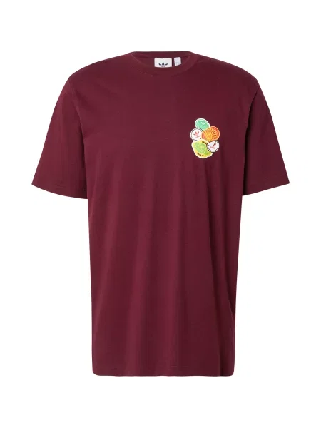 ADIDAS ORIGINALS Majica TREFOIL SERIES LOOSE rumena / oranžna bordo rdeča