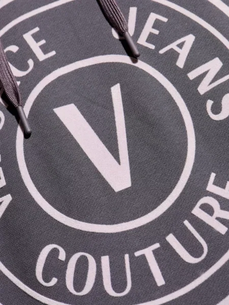 Hanorac cu glugă Versace Jeans Couture gri