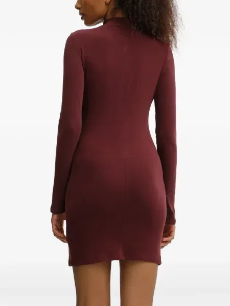 Rochie mini Guess cu broderie roșu