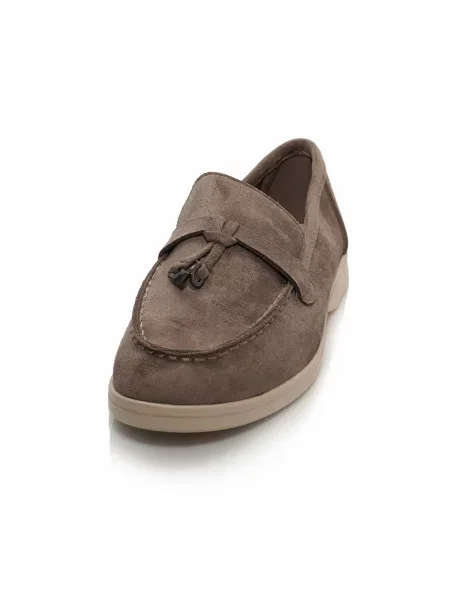 Лофери Navigator текстиль бежевий