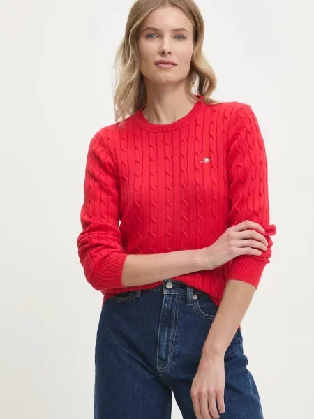 Gant pulover femei light alb