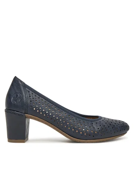 Pantofi pumps Rieker Bleumarin