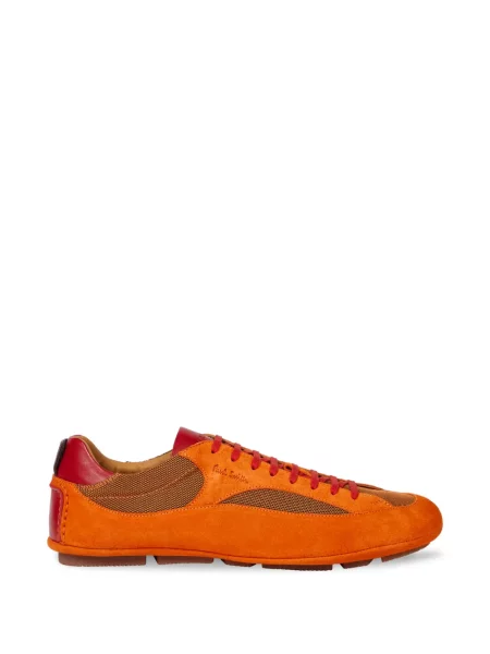 Sneakerși Paul Smith cu șireturi din dantelă portocaliu