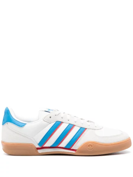 Saténové široké kalhoty Adidas černé