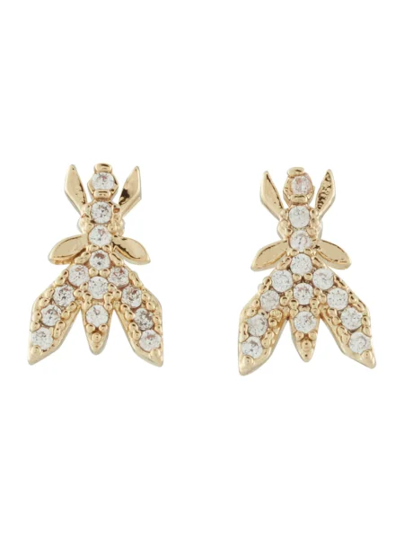 PATRIZIA PEPE Uhani / transparentna zlata