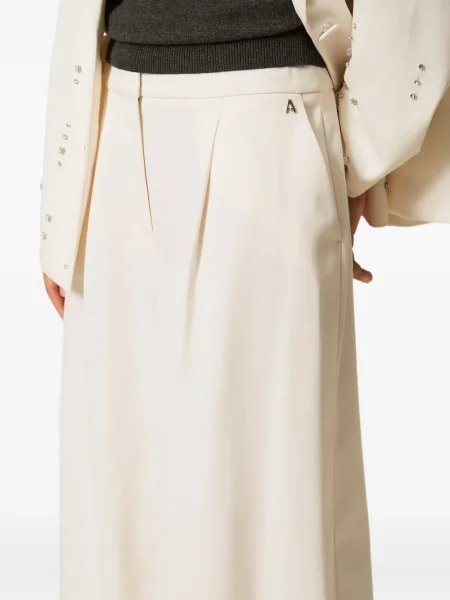 Pantaloni Twinset alb