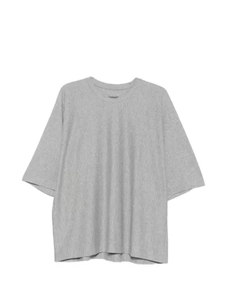 Tricou Homme Plisse Issey Miyake cu decolteu rotund gri