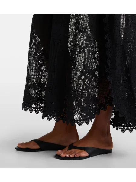 Rochie Melissa Odabash din dantelă negru