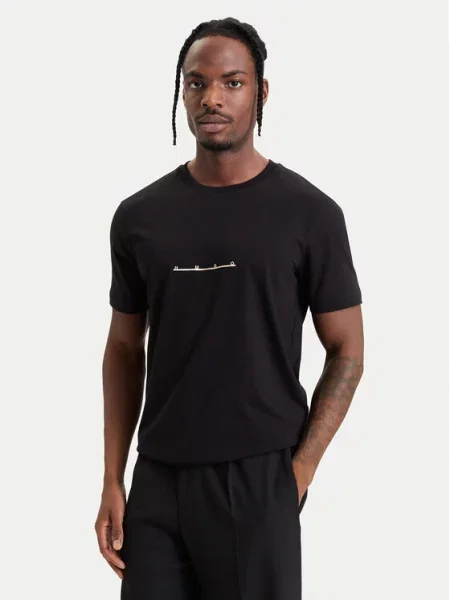 HUGO Tricou Datri  negru