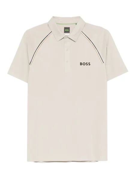 Tricou polo Boss cu autograf