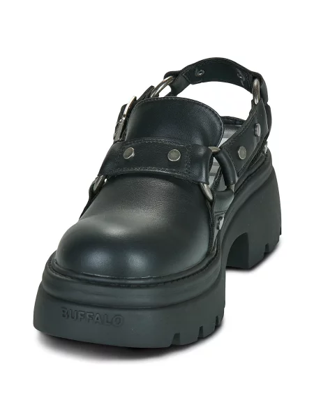 Pantofi Buffalo cu cataramă negru
