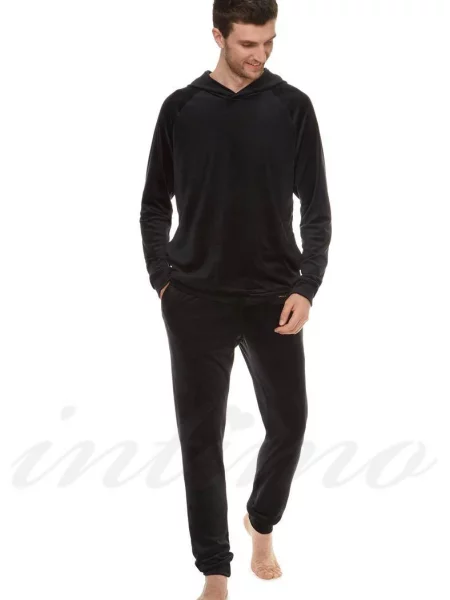 Комплект мужской джемпер и брюки чорні